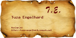 Tuza Engelhard névjegykártya